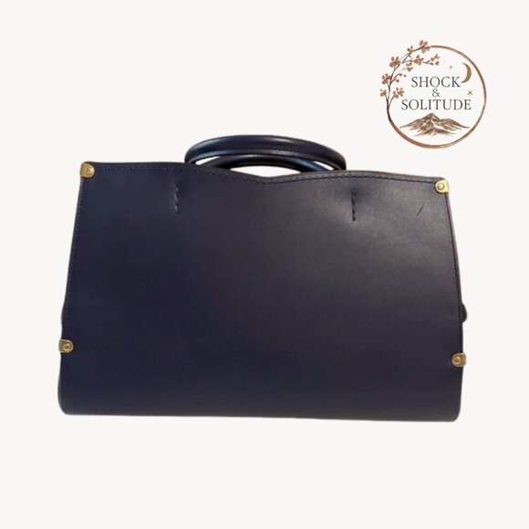 Coach Mason Carryall | LIKE NEW | Snakeskin | Cadet Blue | Structured | No Strap - Picture 14 of 15